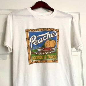 Peaches records & tapes T-shirt